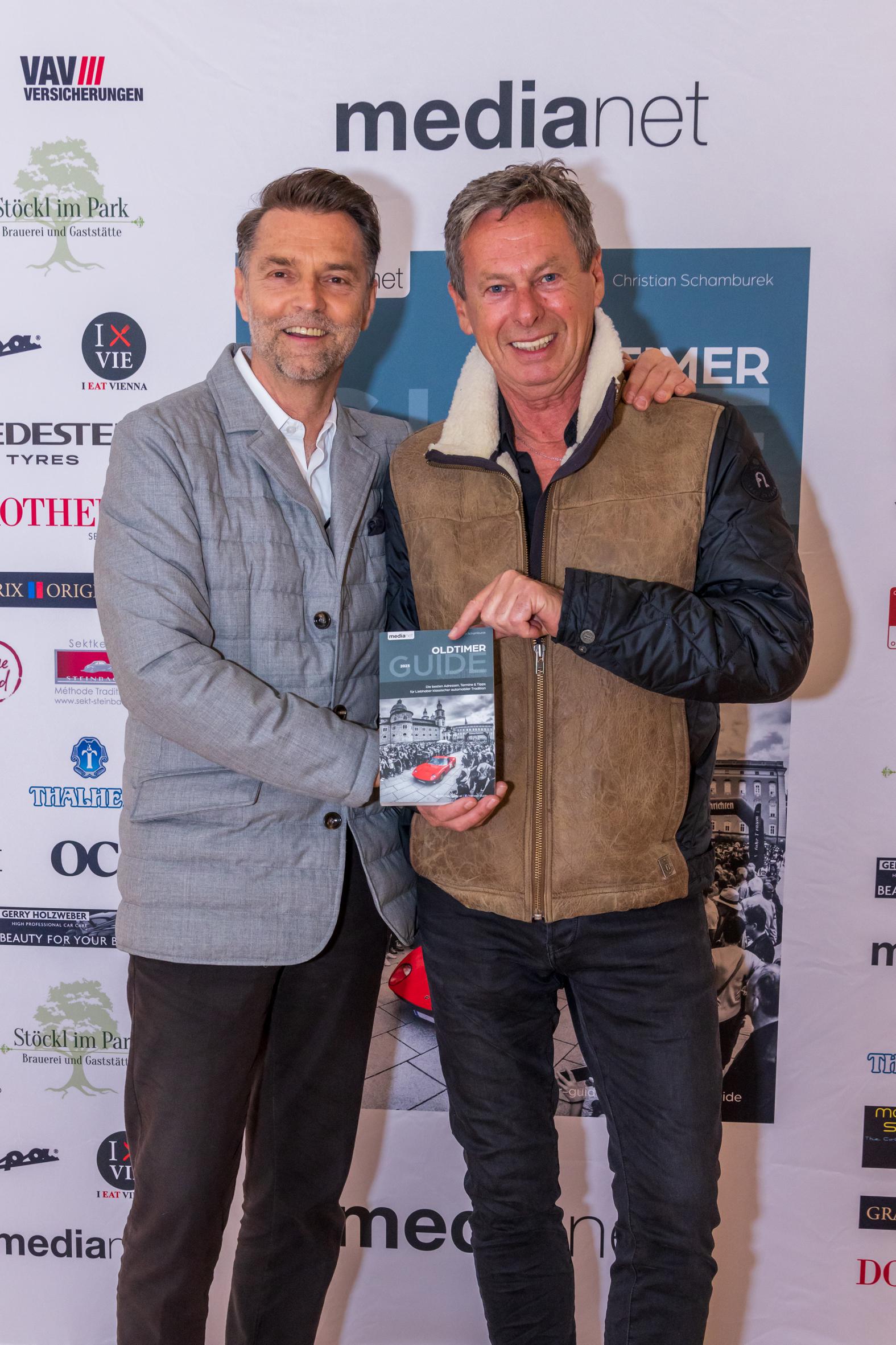 Herausgeber und Autor Christian Schamburek, Gerry Holzweber / Credit: PhotoArt Design / Sandra Oblak