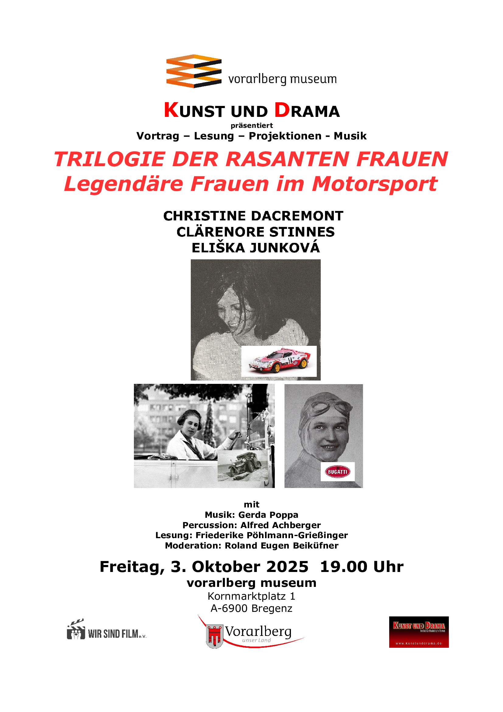 Plakat TRILOGIE DER RASANTEN FRAUEN